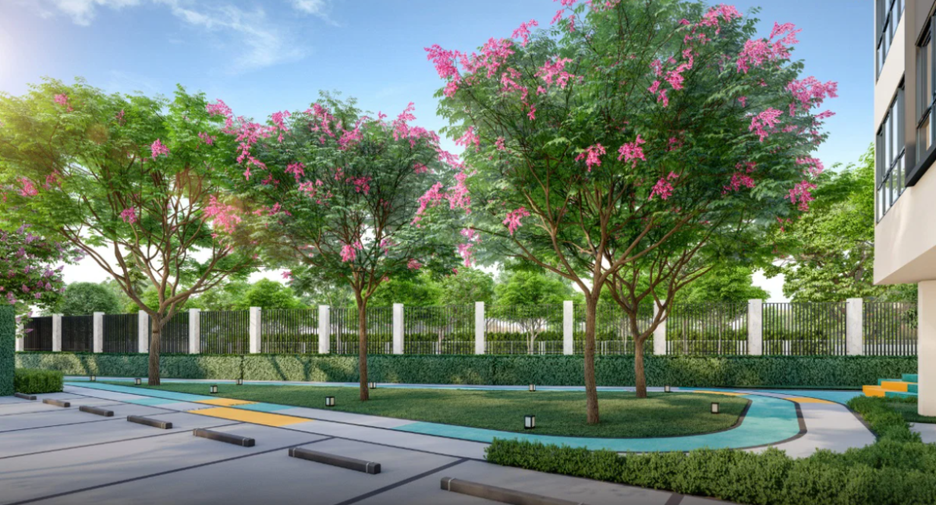 For rent 2 bedrooms condo in Huai Khwang, Bangkok