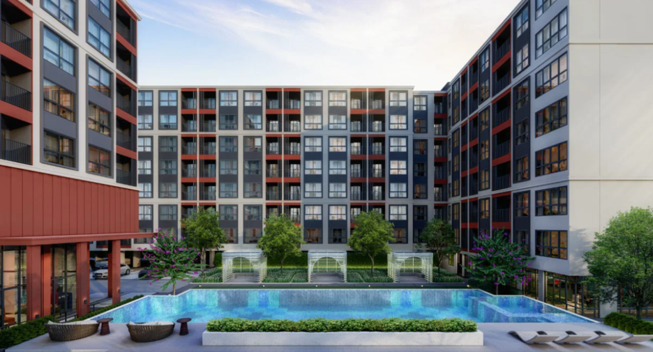 For rent 2 bedrooms condo in Huai Khwang, Bangkok