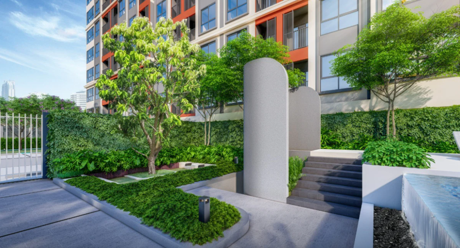 For rent 2 bedrooms condo in Huai Khwang, Bangkok