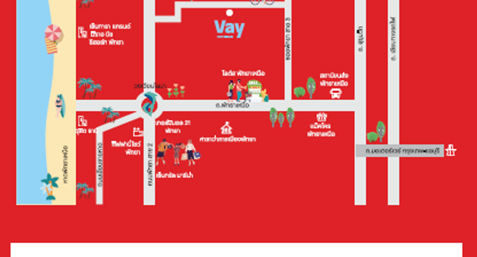 For sale 1 bed condo in Bang Lamung, Chonburi