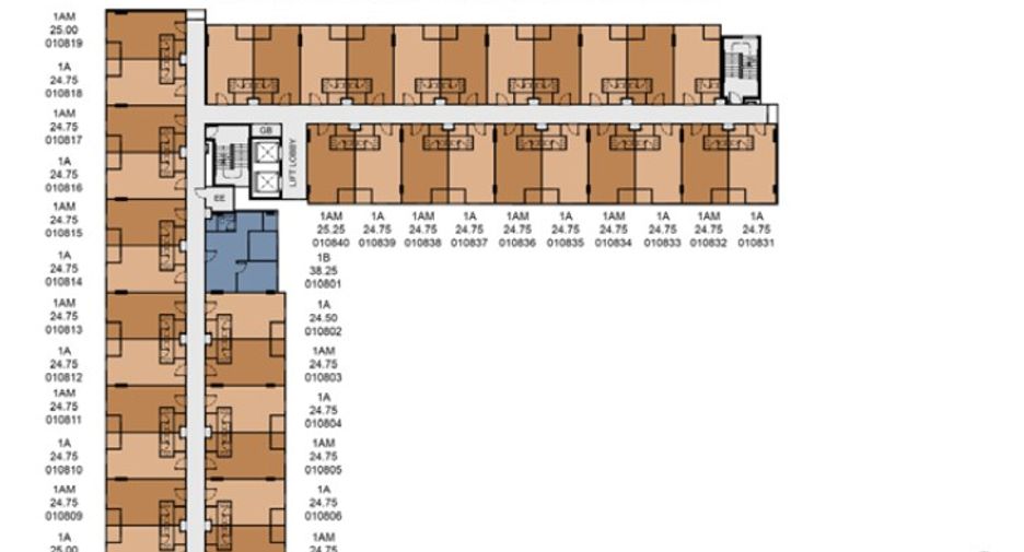 For sale 1 bed condo in Bang Lamung, Chonburi