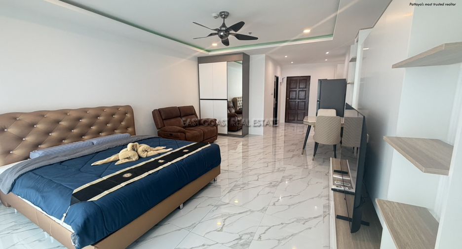 For sale and for rent studio condo in Pratumnak, Pattaya
