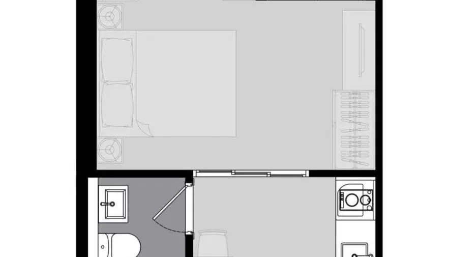 À louer 1 chambre condo à Khlong Toei, Bangkok