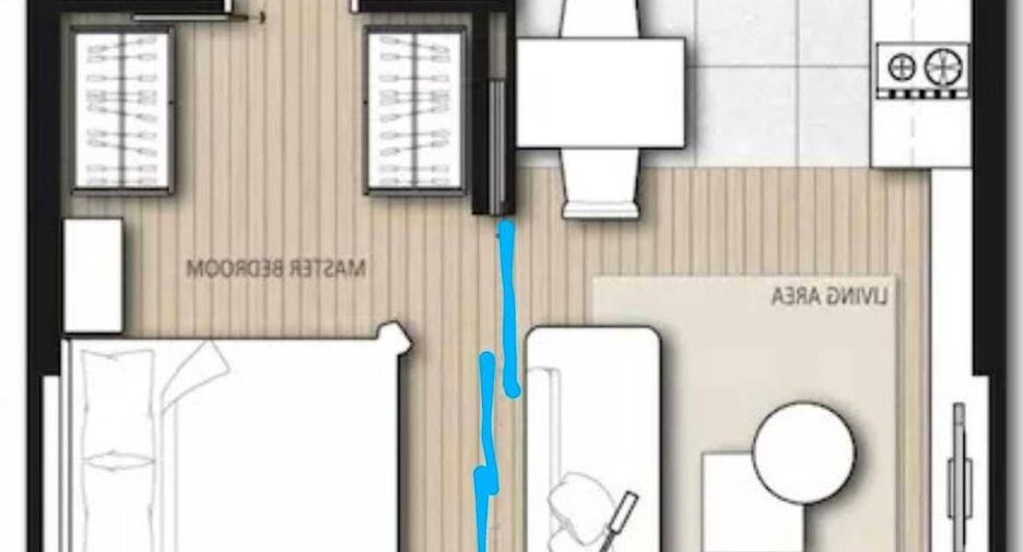 For rent 1 bed condo in Sathon, Bangkok