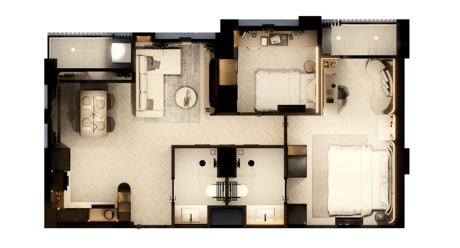 For sale 2 bedrooms condo in Mueang Chiang Mai, Chiang Mai