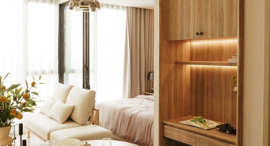 Wohnung zur Miete mit 1 Zimmer in Huai Khwang, Bangkok