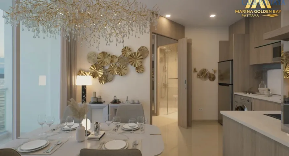 À vendre 2 chambres condo à Bang Lamung, Chonburi