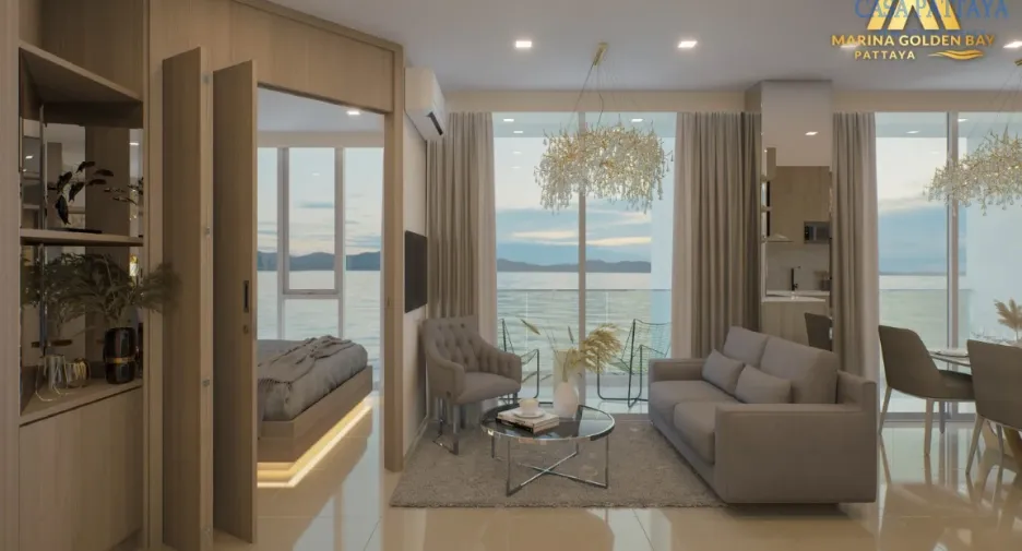 À vendre 2 chambres condo à Bang Lamung, Chonburi