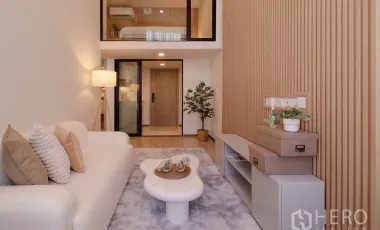 For rent 2 bedrooms condo in Huai Khwang, Bangkok