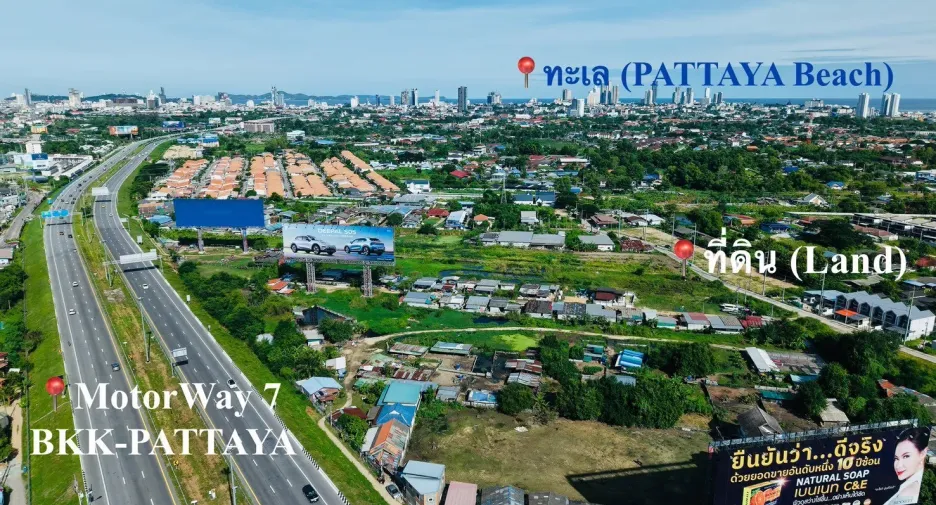 For sale land in Bang Lamung, Chonburi