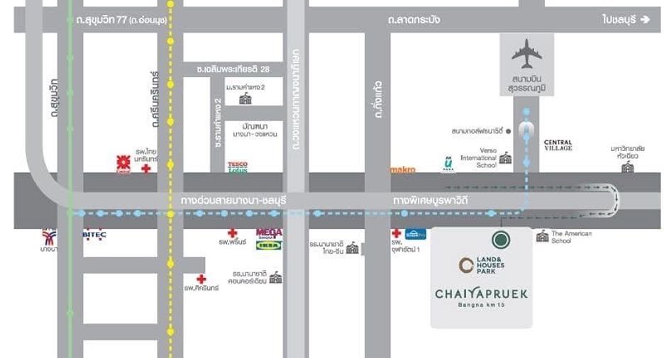 ให้เช่า 3 ห้องนอน บ้านเดี่ยว ใน บางพลี, สมุทรปราการ