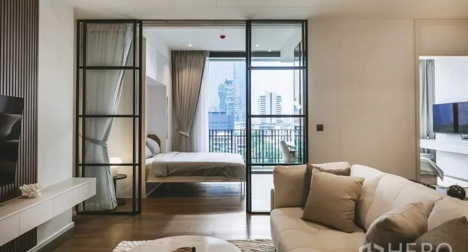 À louer 2 chambres condo à Pathum Wan, Bangkok