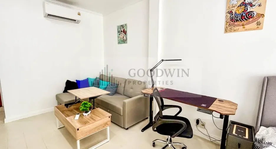 À louer et à vendre studio condo à Jomtien, Pattaya