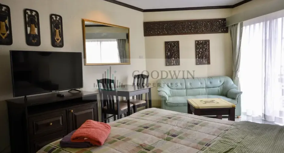 For rent studio condo in Jomtien, Pattaya