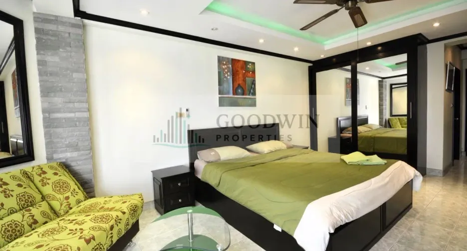 For rent and for sale studio condo in Jomtien, Pattaya