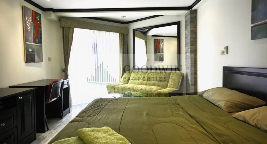 For rent and for sale studio condo in Jomtien, Pattaya