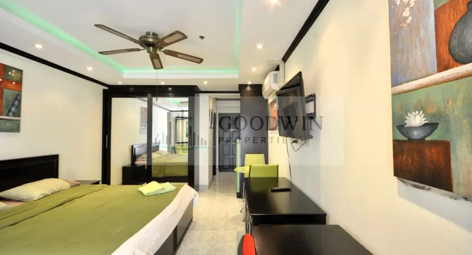 For rent and for sale studio condo in Jomtien, Pattaya