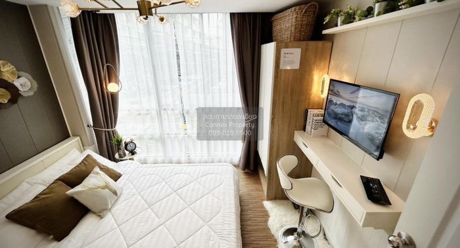 For rent 2 bedrooms condo in Huai Khwang, Bangkok