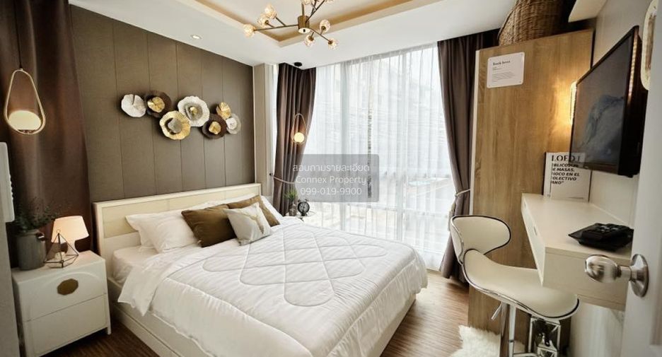 For rent 2 bedrooms condo in Huai Khwang, Bangkok