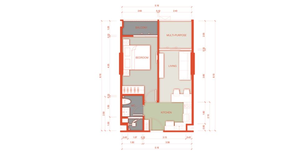 For sale 1 bed condo in Thalang, Phuket