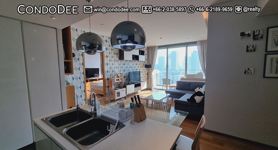 Condo en venta de 2 habitaciones en Khlong Toei, Bangkok