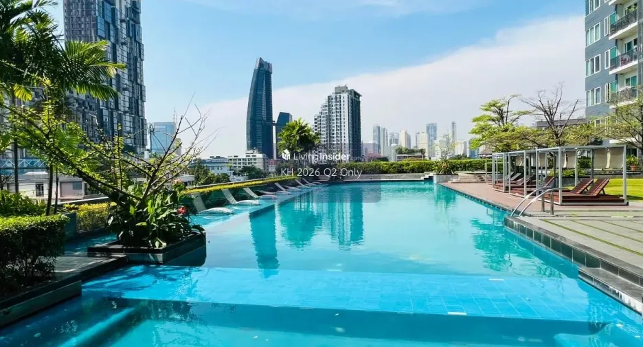 Condo en alquiler de 2 habitaciones en Khlong Toei, Bangkok