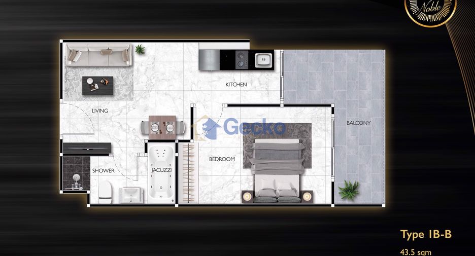 For sale 1 bed condo in South Pattaya, Pattaya