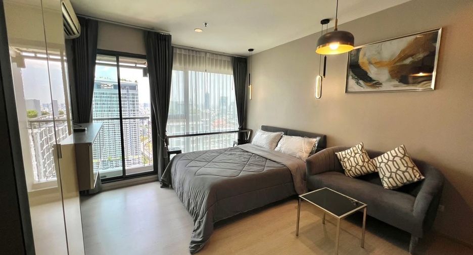 For rent studio condo in Huai Khwang, Bangkok