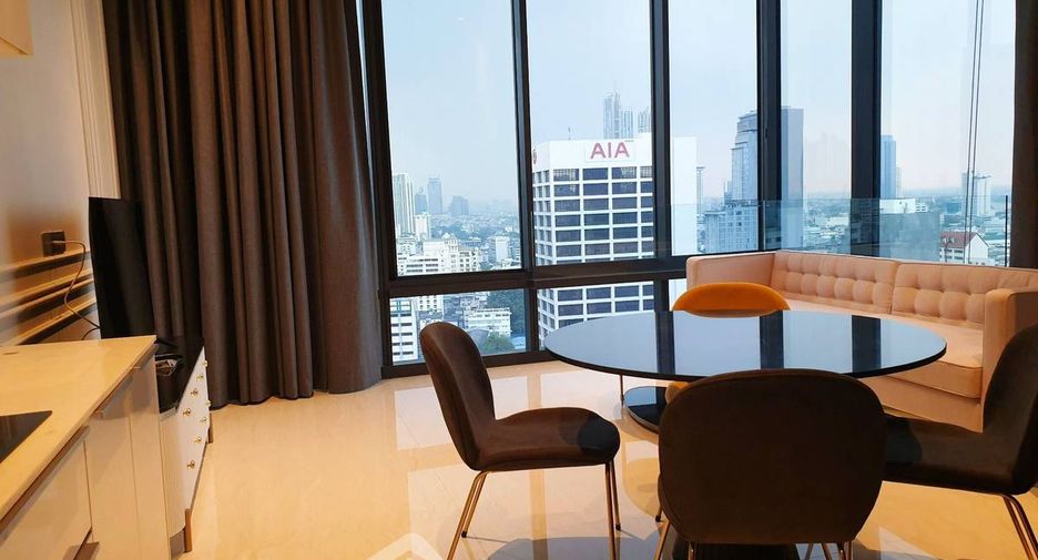 Condo en alquiler de 2 habitaciones en Bang Rak, Bangkok