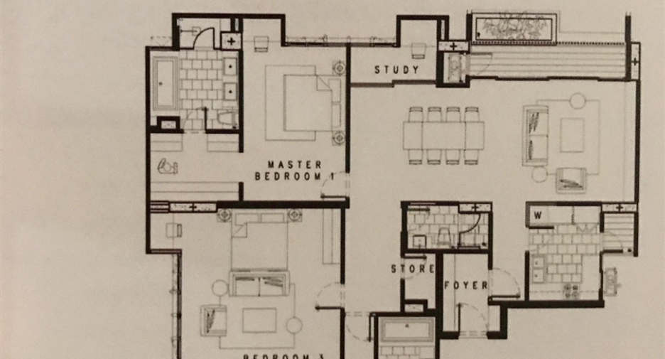 For sale 3 bedrooms condo in Huai Khwang, Bangkok