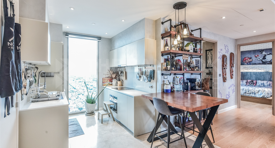 Condo en venta de 2 habitaciones en Khlong San, Bangkok