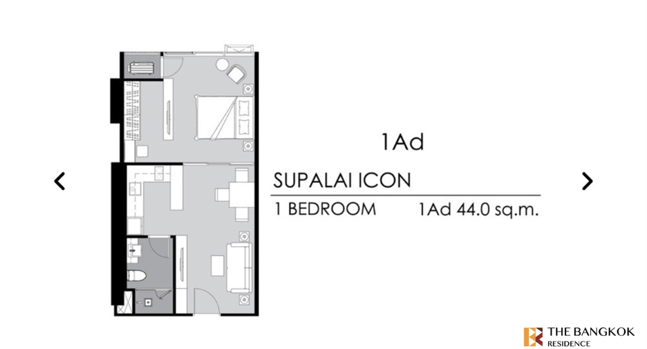 Wohnung zum Kauf mit 1 Zimmer in Sathon, Bangkok