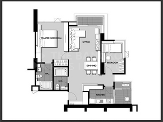 Condo en venta de 2 habitaciones en Phra Khanong, Bangkok