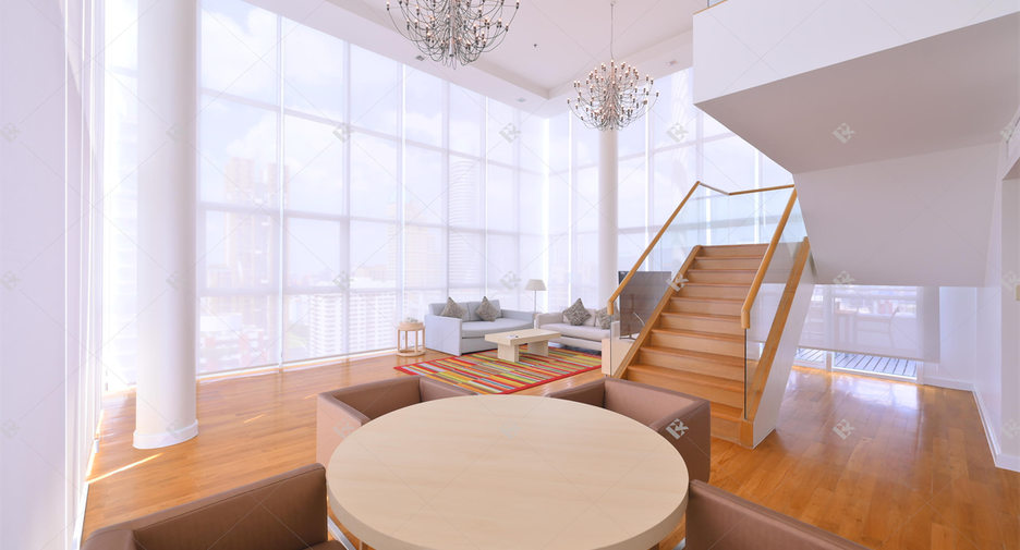 Condo en alquiler de 4 habitaciones en Pathum Wan, Bangkok