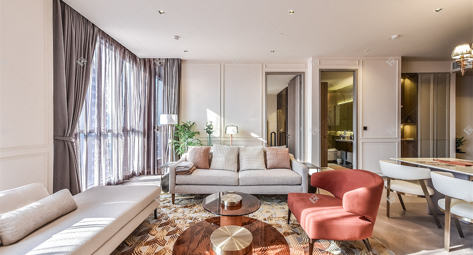 Condo en alquiler de 2 habitaciones en Sathon, Bangkok
