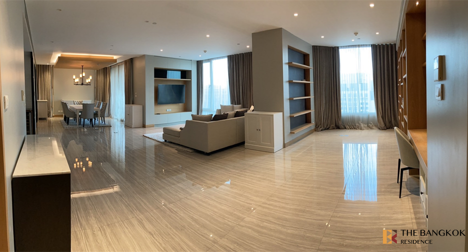 Wohnung zur Miete mit 3 Zimmer in Pathum Wan, Bangkok