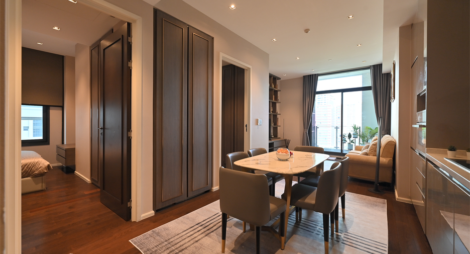 Condo en alquiler de 2 habitaciones en Khlong Toei, Bangkok