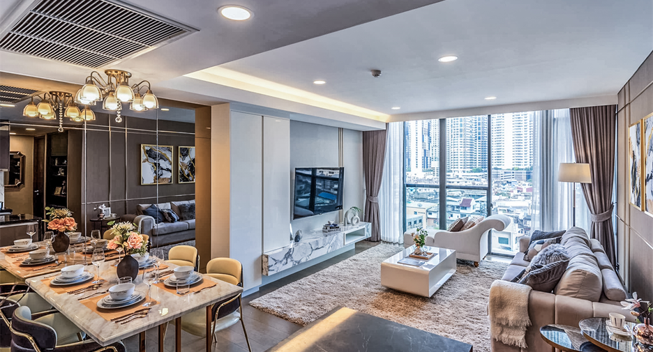 À louer 2 chambres condo à Khlong Toei, Bangkok