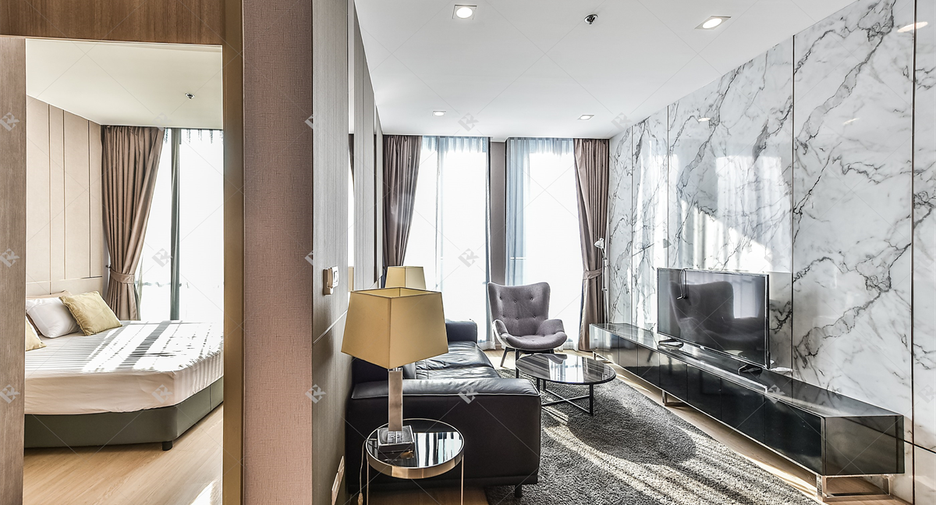 Wohnung zur Miete mit 2 Zimmer in Pathum Wan, Bangkok