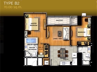 Condo en venta de 2 habitaciones en Sathon, Bangkok