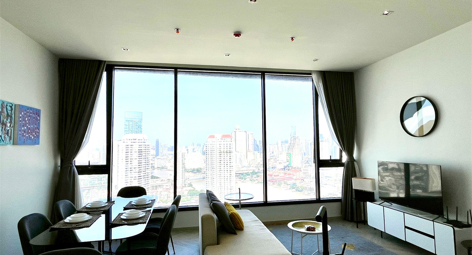 Wohnung zur Miete mit 2 Zimmer in Khlong San, Bangkok