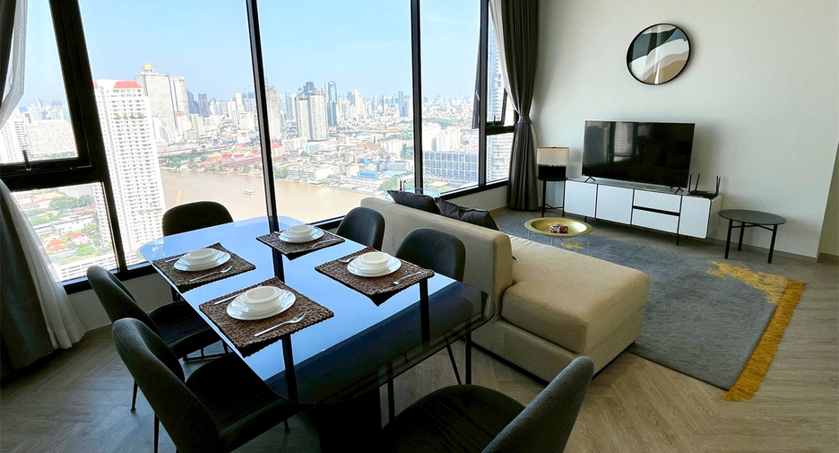 Wohnung zur Miete mit 2 Zimmer in Khlong San, Bangkok
