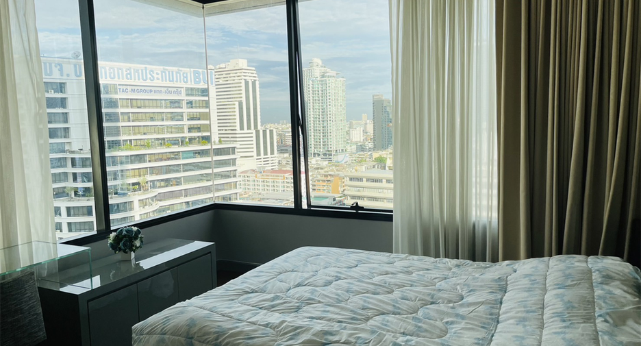 Condo en alquiler de 2 habitaciones en Bang Rak, Bangkok