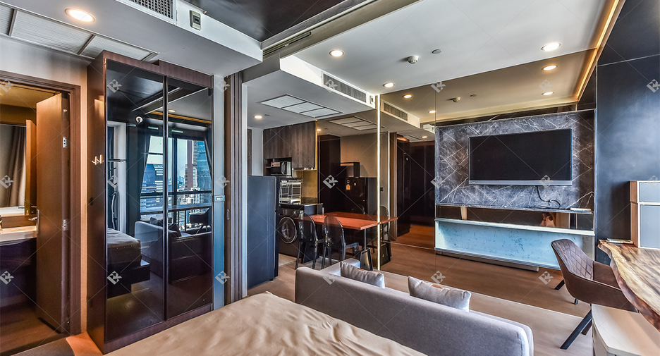 À vendre 1 chambre condo à Bang Rak, Bangkok