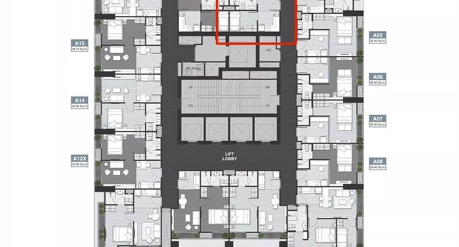 Condo en venta de 2 habitaciones en Phaya Thai, Bangkok