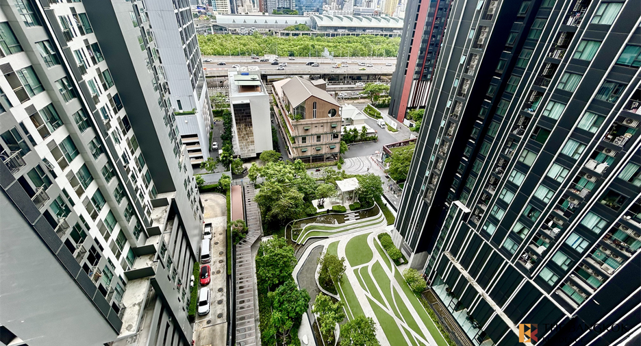 À vendre 1 chambre condo à Huai Khwang, Bangkok
