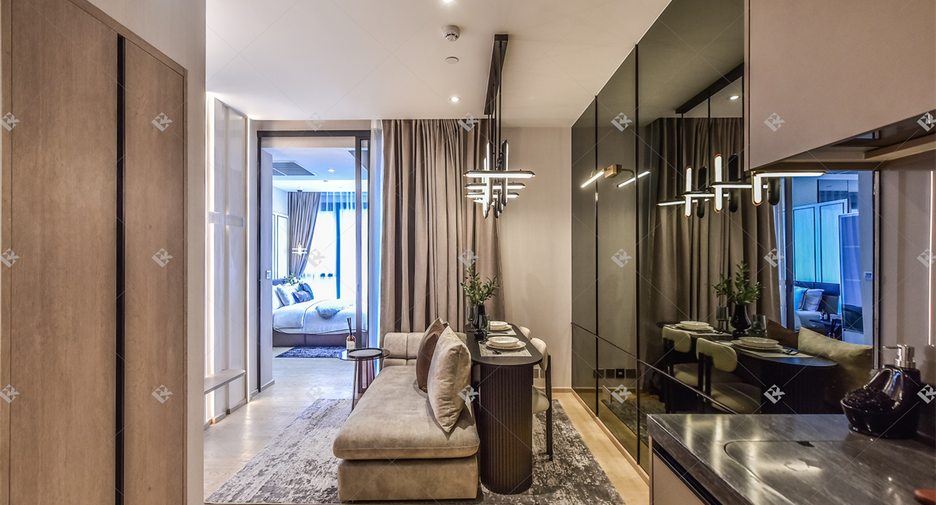 À vendre 1 chambre condo à Huai Khwang, Bangkok