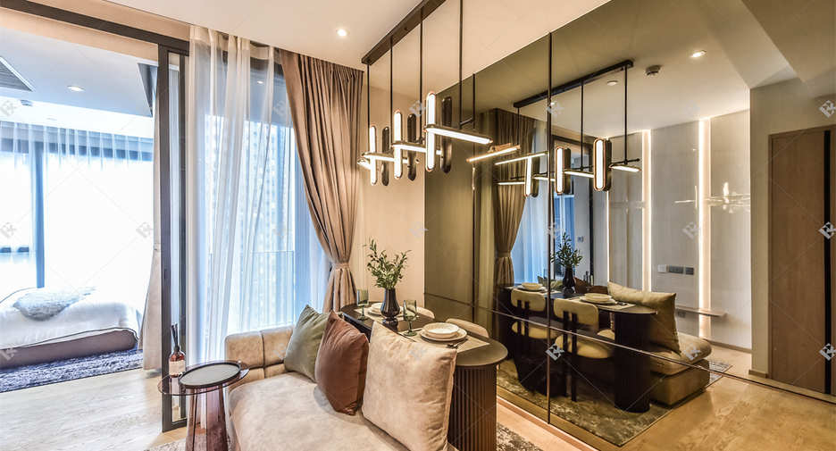 À vendre 1 chambre condo à Huai Khwang, Bangkok