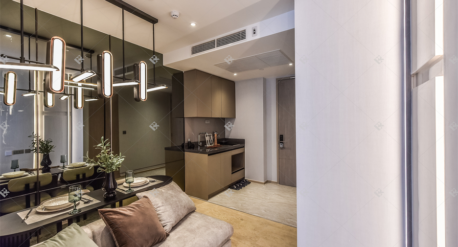 À vendre 1 chambre condo à Huai Khwang, Bangkok