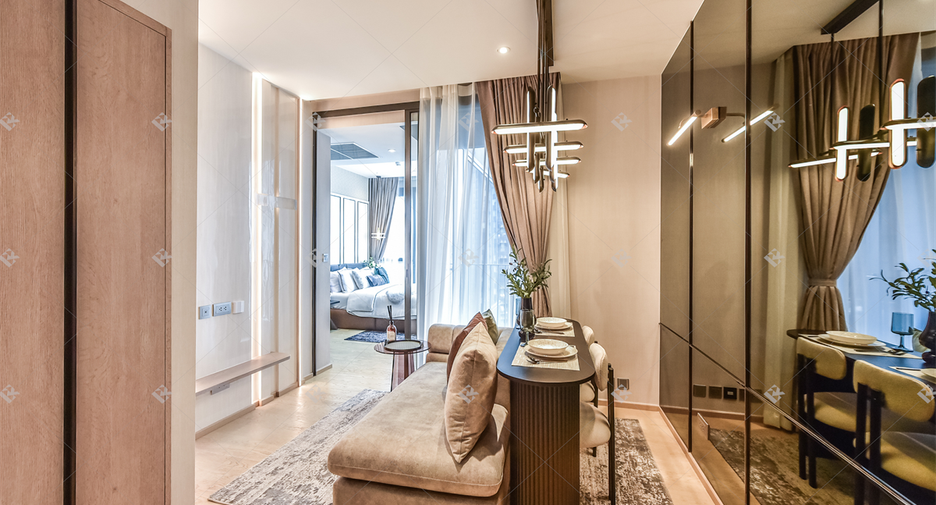 À vendre 1 chambre condo à Huai Khwang, Bangkok